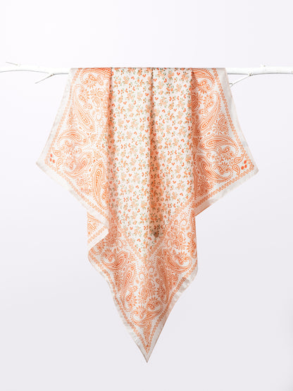 Scarvii - Paisley Print Square Scarf