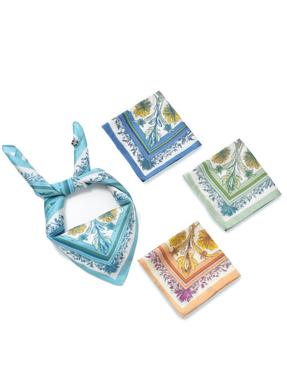 Scarvii - Timeless Floral Square Scarf