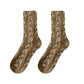 Rufia - Women's Floral Print Mid-Calf Socks - Vintage & Classic