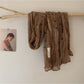 Scarvii - Vintage Crinkle Textured Scarf Shawl with Paisley Print