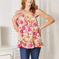Troposa - Floral V-Neck Top - Plus Size Vacation
