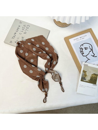 Scarvii - Printed Slim Triangle Scarf