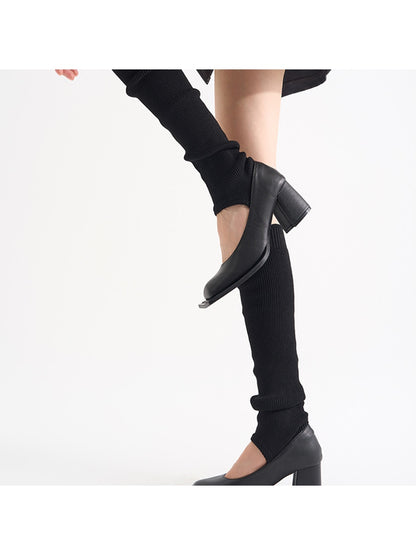 Cozyra - Women's Ribbed Knit Tube Style Leg Warmer