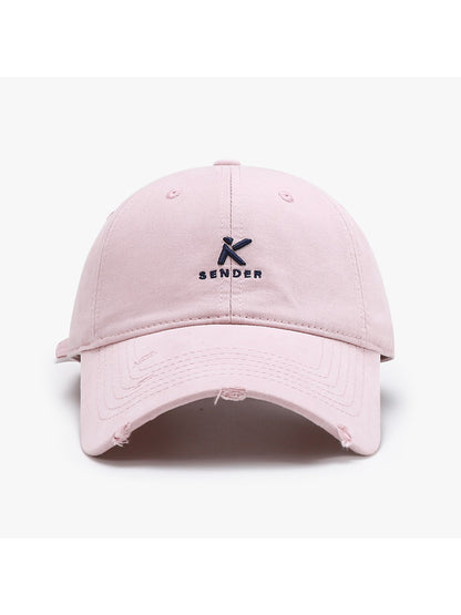 Haila - Letter Embroidery Casual Baseball Cap