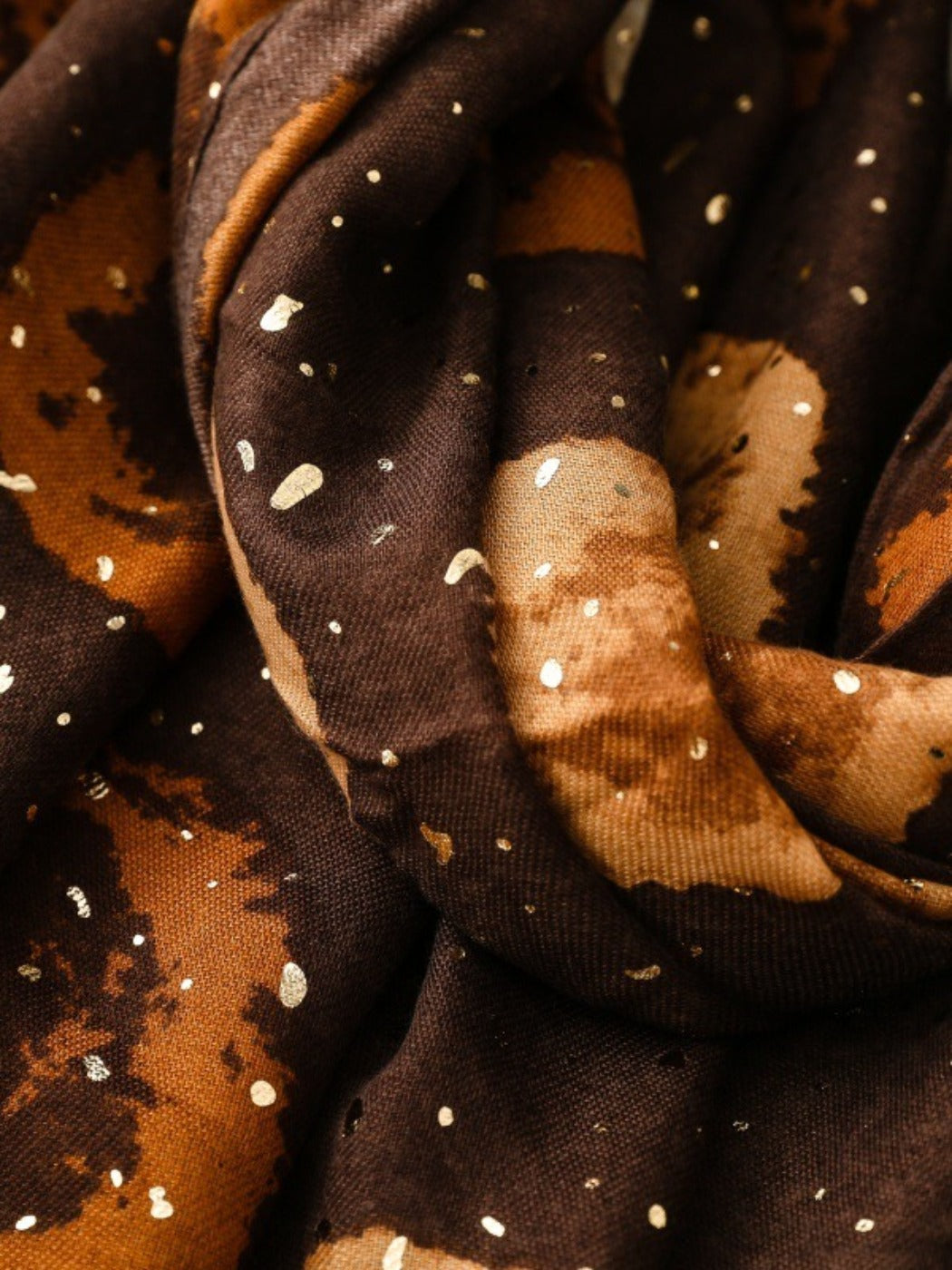 Scarvii - Retro Fresh Style Circular Print Scarf
