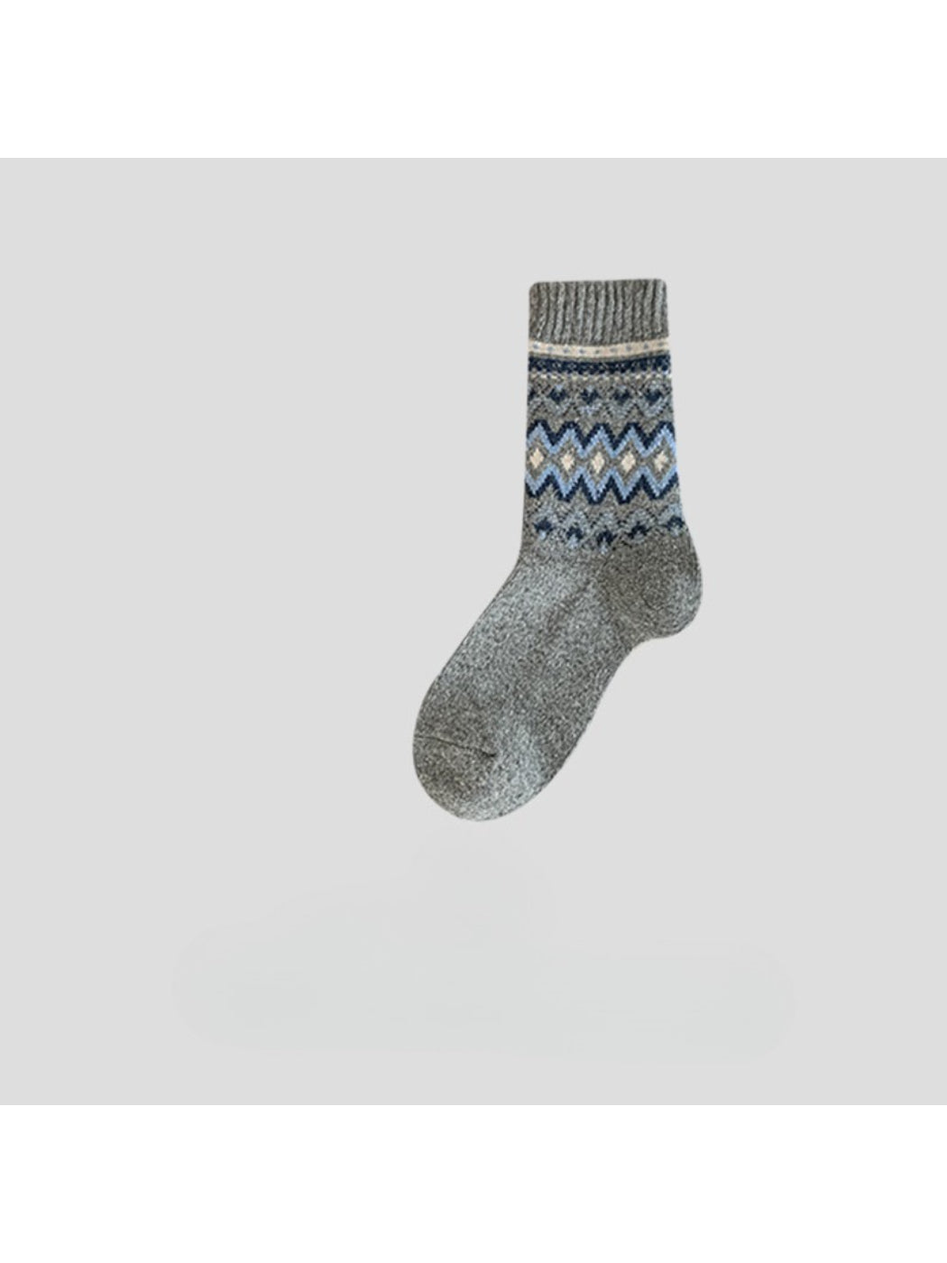 Rufia - Classic Fair Isle Crew Socks