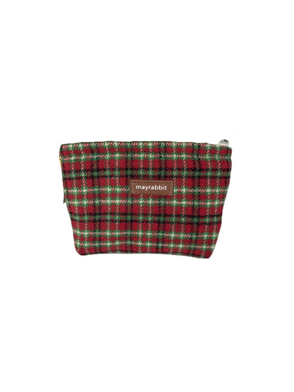 Cosbai - Retro Leopard Print Toiletry Bag