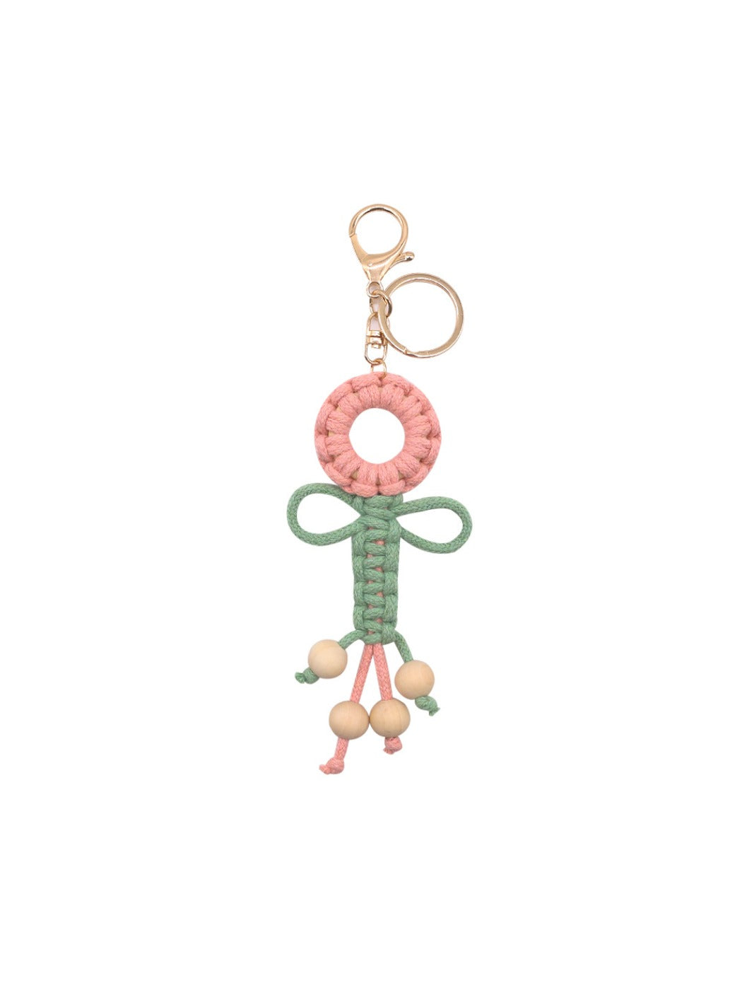 Koco Woven Flower Keychain for Bags for gift accessory