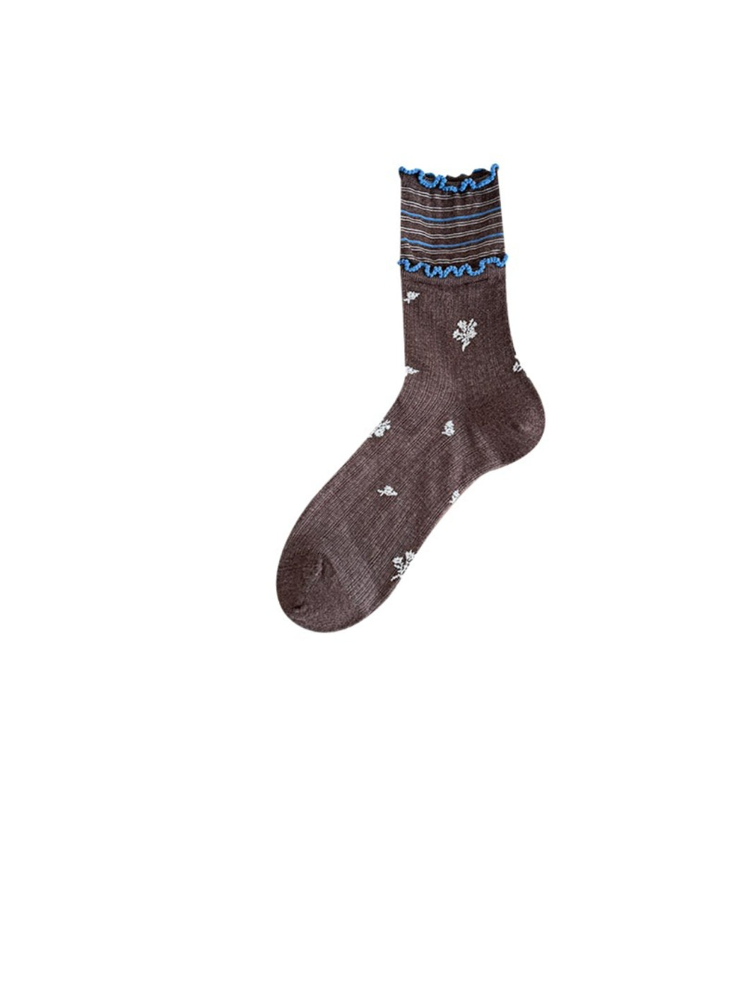 Rufia - Casual Floral Knit Crew Socks product image 5