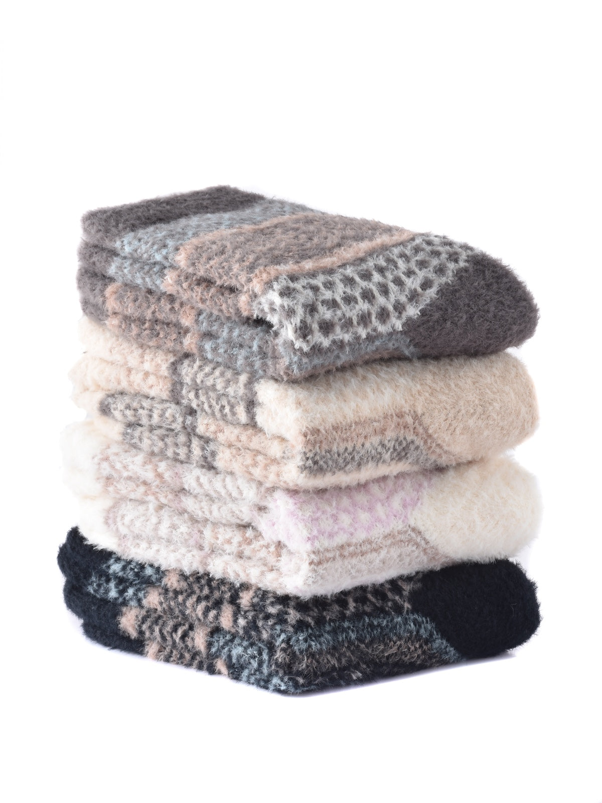 Rufia - Cozy Fleece Thick Mid-Calf Socks