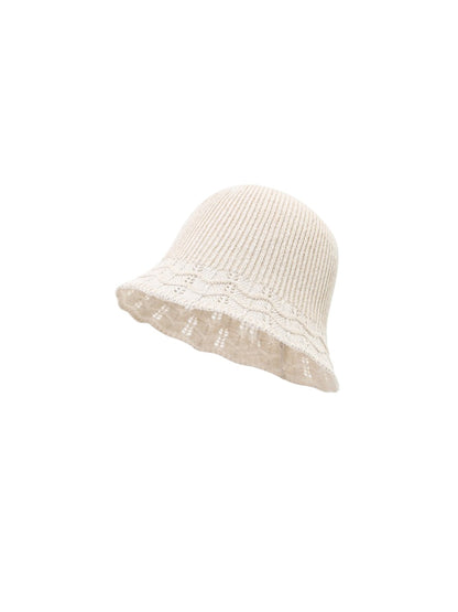 Haila - Soft Rib Texture Trim Bucket Hat