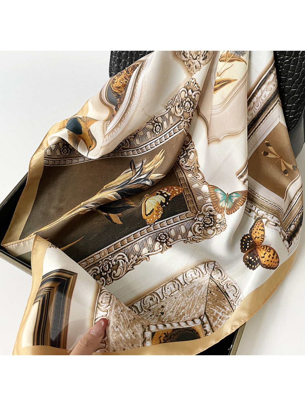Scarvii - Framed Botanical Print Scarf