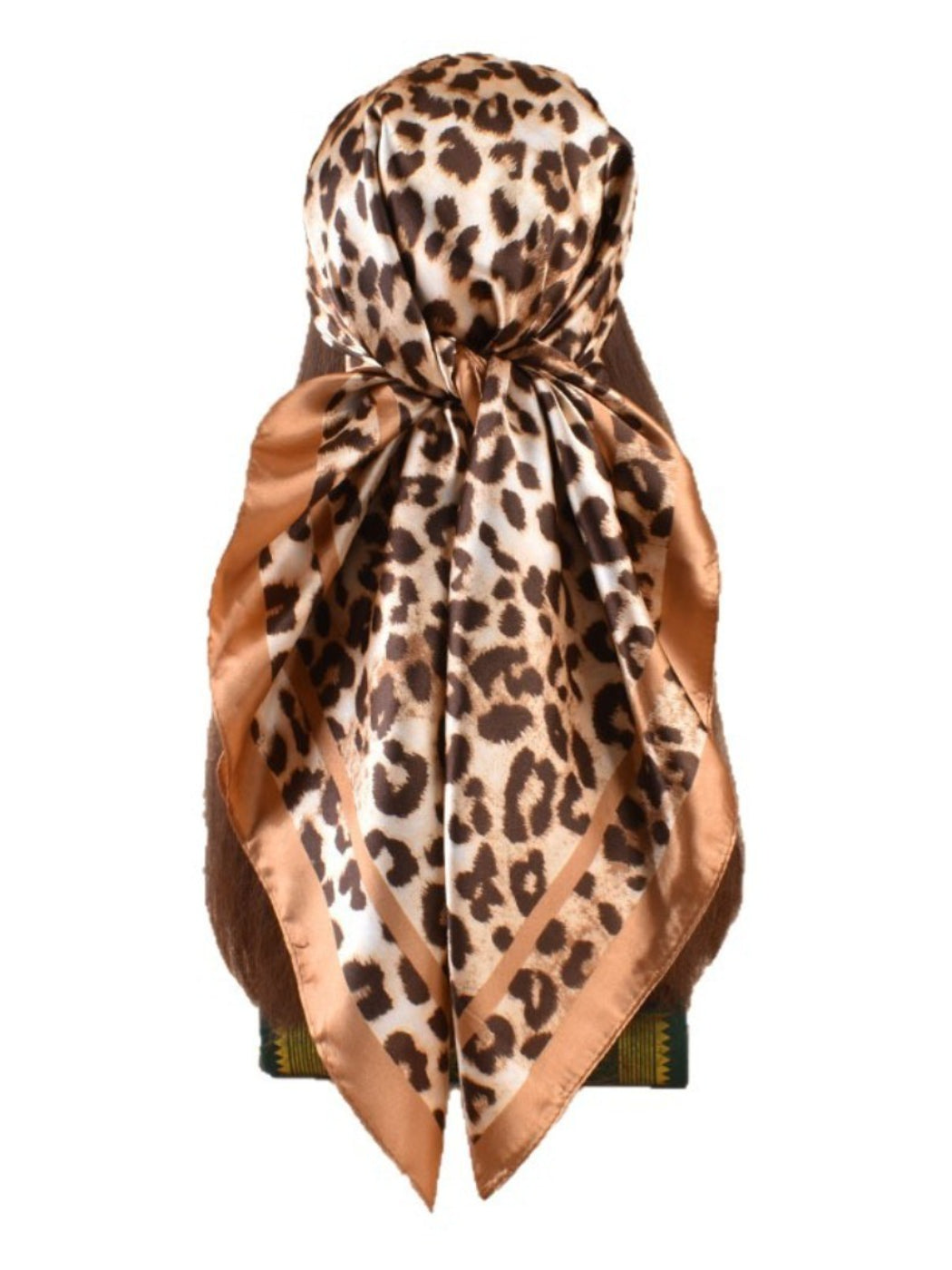 Scarvii - Square Scarf with Leopard Print