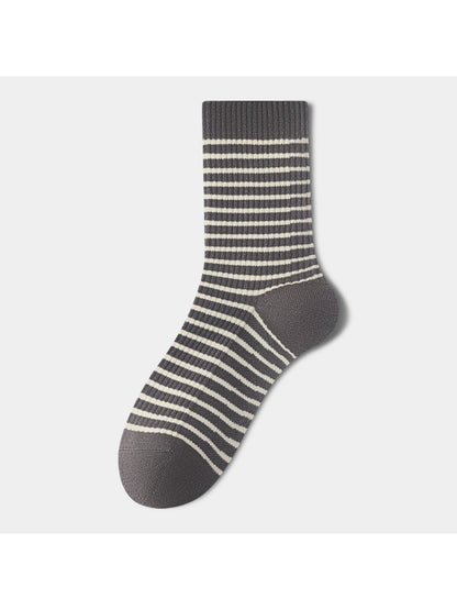 Rufia - Classic Ribbed Stripe Everyday Crew Socks product image 7