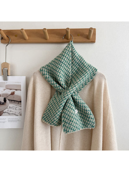 Scarvii - Fuzzy Textured Surface Narrow Scarf