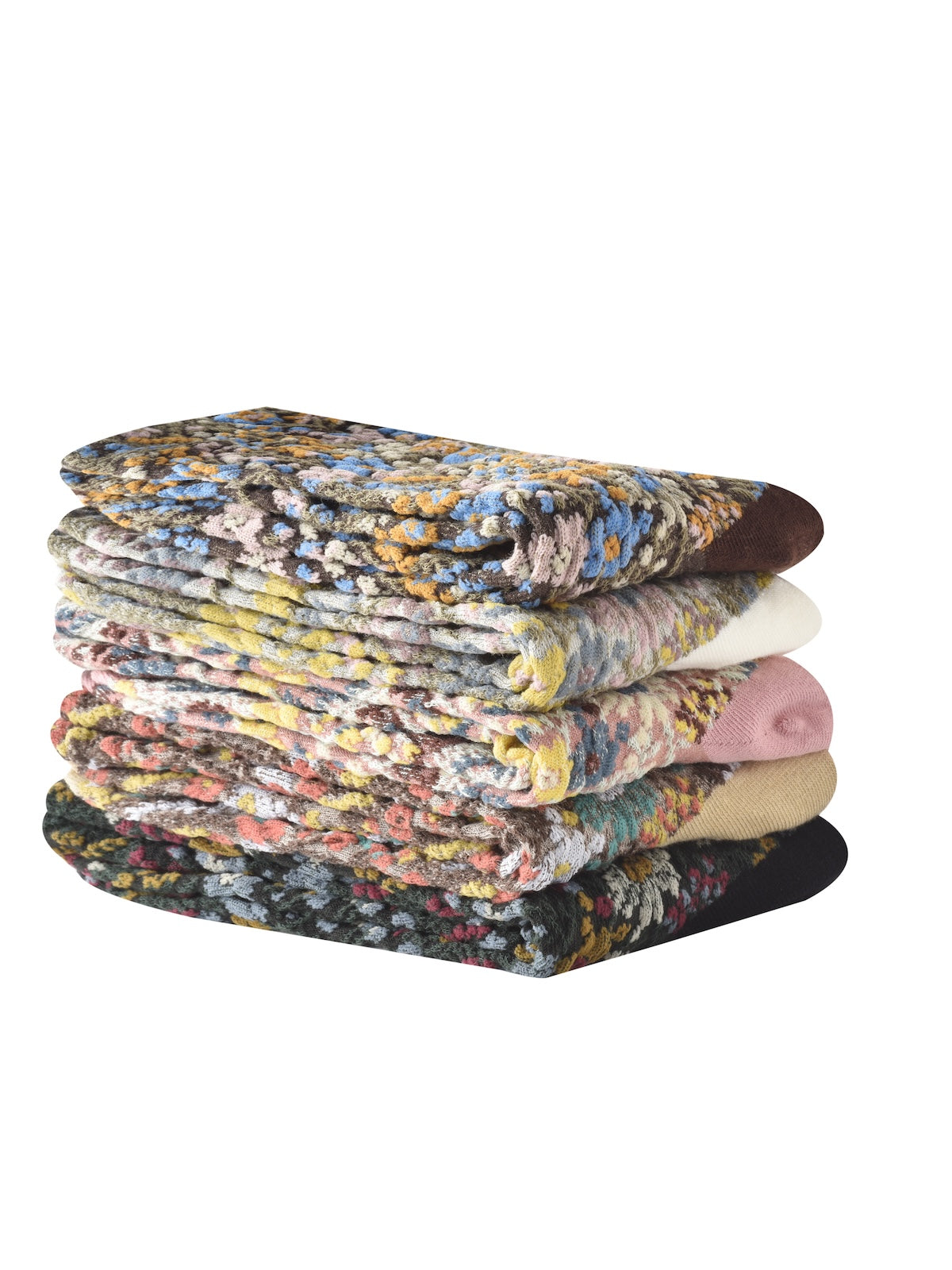 Rufia - Vintage Floral Mid-Calf Socks