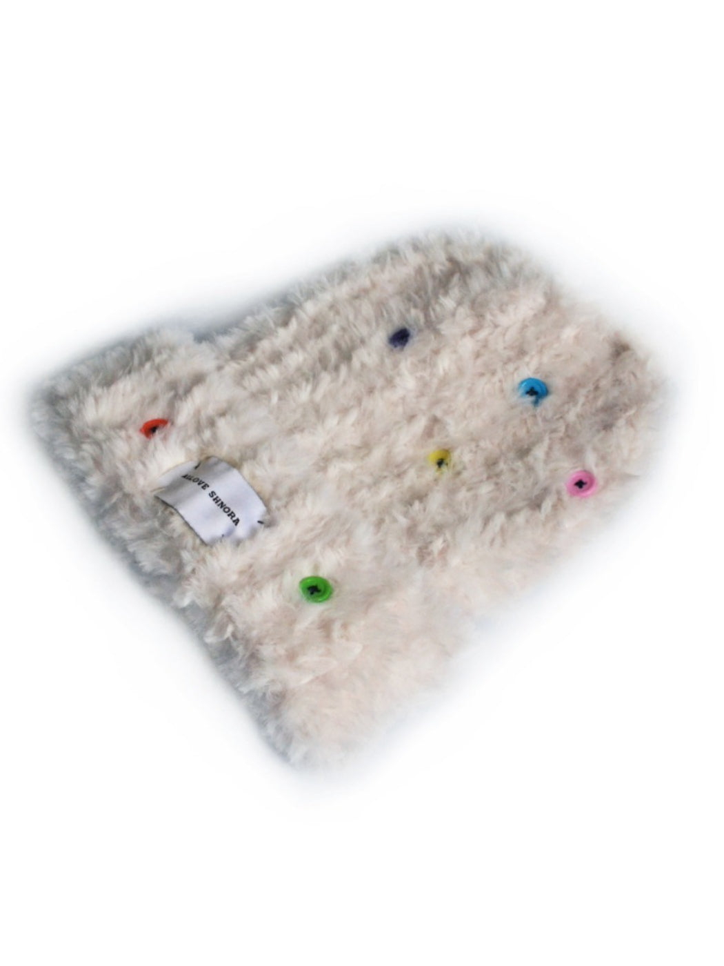 Haila - Colorful Button Knitted Earflap Beanie