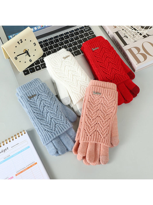 Gloving - Women's Layered Touchscreen Knit Gloves