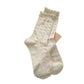 Rufia - Floral Lace-Trim Mid-Calf Socks - 4 Pretty Colors