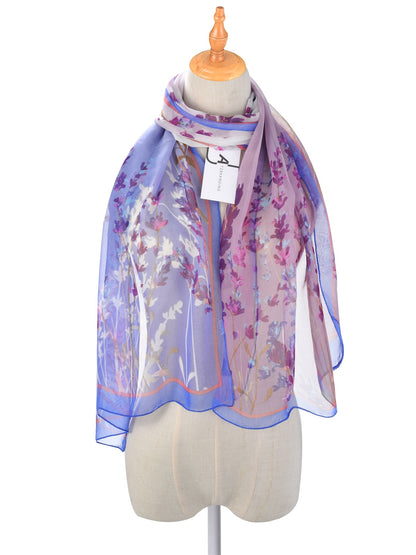 Scarvii - Lily of the Valley Printed Scarf - Versatile & Stylish