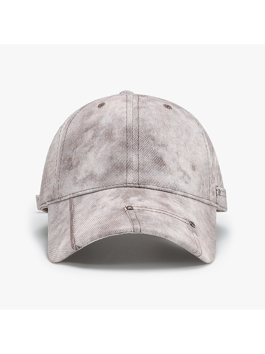 Haila - Adjustable Curved Brim Solid Color Baseball Cap