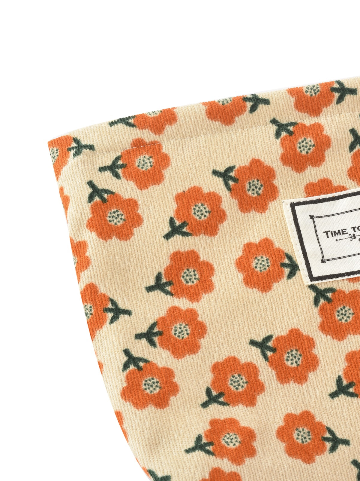 Cosbai - Vintage Floral Print Makeup Bag