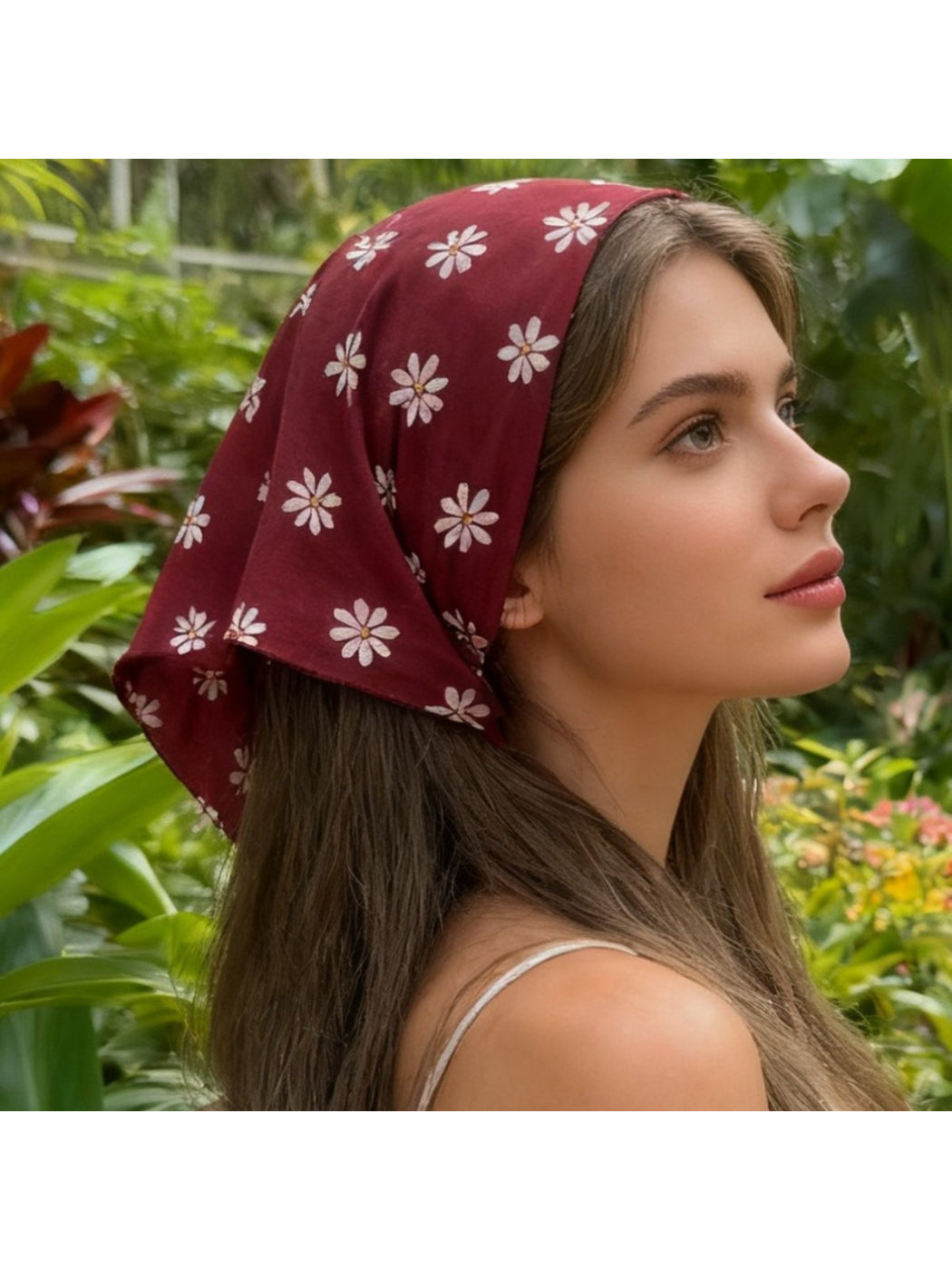 Scarvii Vintage Daisy Bandana Headband