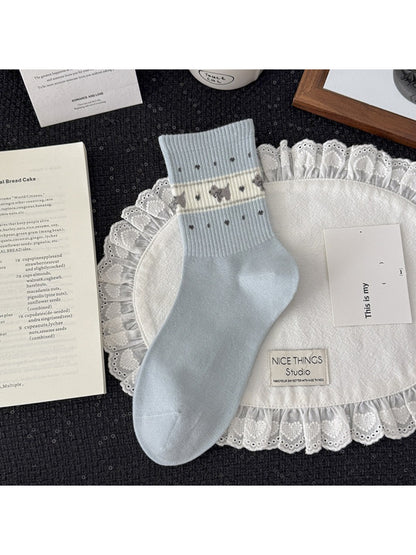 Rufia - Cute Dog Pattern Crew Socks product image 6