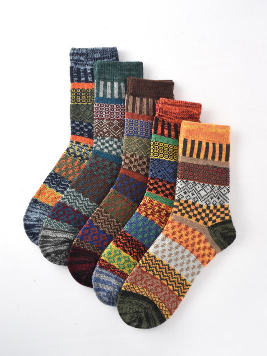 Rufia - Thick Mid-calf Socks for Winter