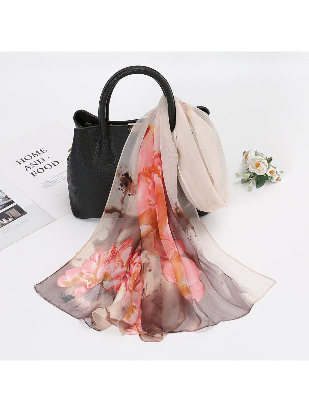 Scarvii - Watercolor Bloom Print Scarf