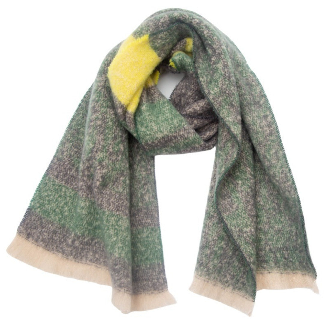 Scarvii - Leopard Print Patchwork Autumn and Winter Scarf