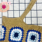 Cosbai - Handwoven Shoulder Bag – Coffee & Blue