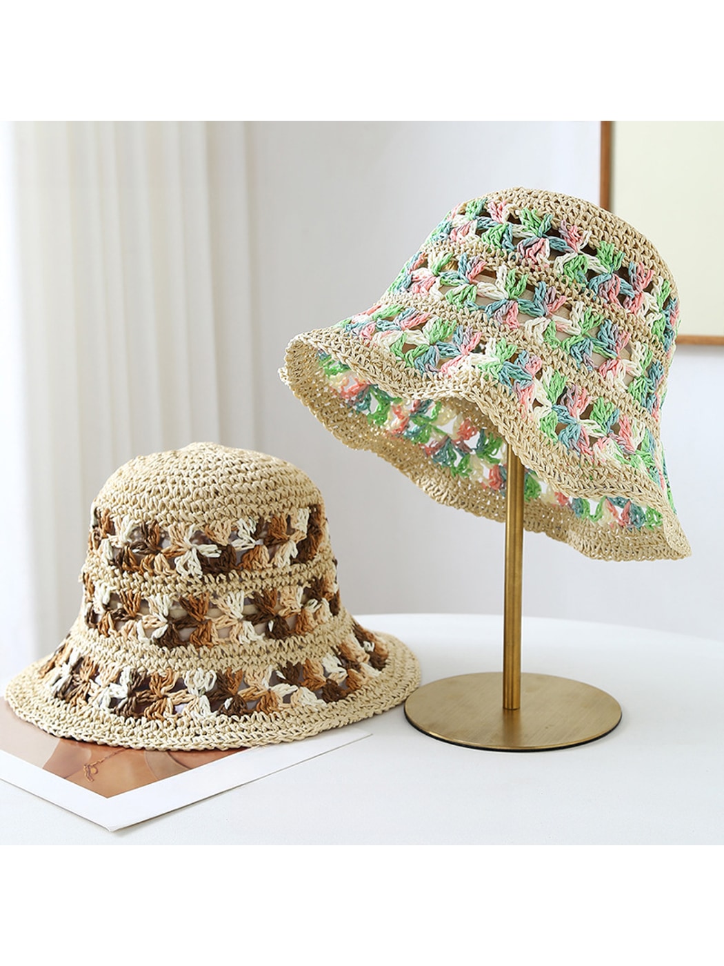 Haila - Women's Foldable Floral Bucket Hat for Summer