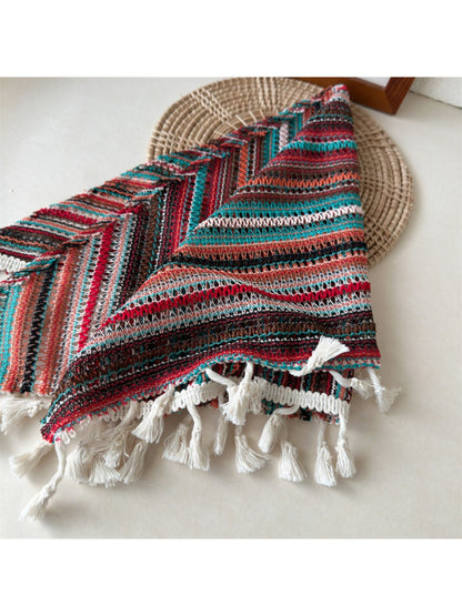 Scarvii - Multicolor Zigzag Triangle Headband