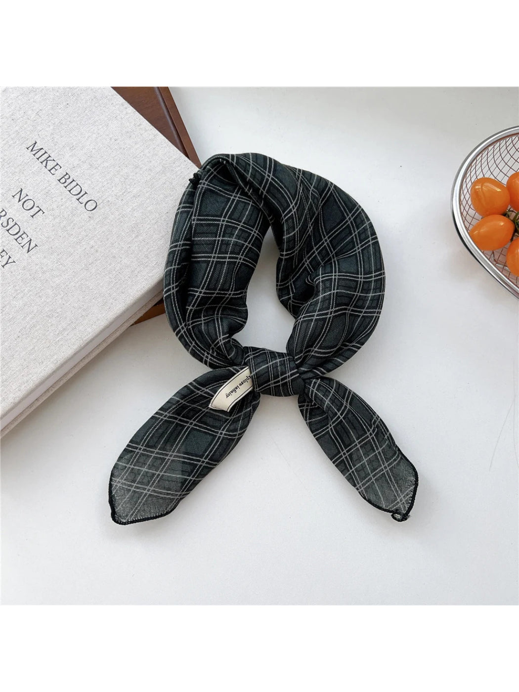 Scarvii - Vintage Print Square Scarf