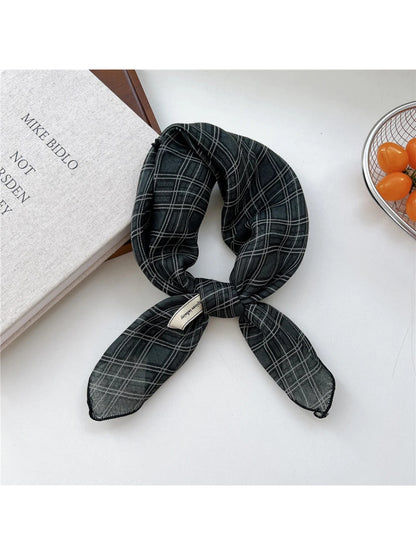 Scarvii - Vintage Print Square Scarf