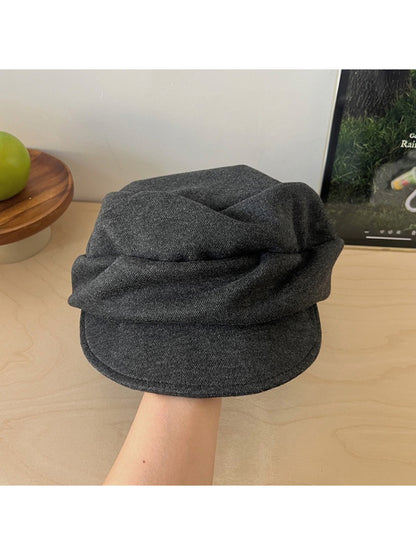 Haila - Soft Crown Curved Brim Casual Cap