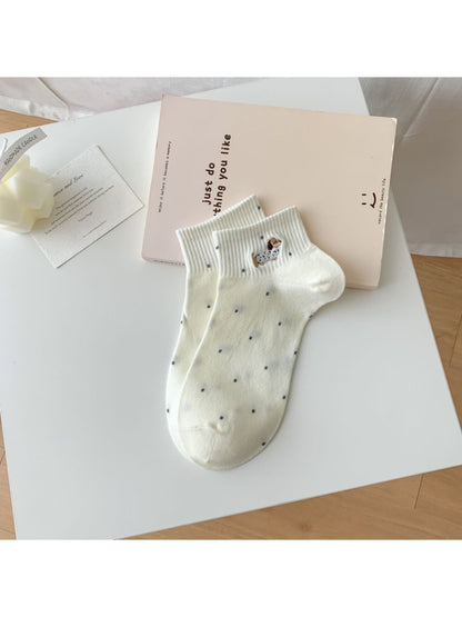 Rufia - Cute Puppy Dot Ankle Socks product image 7
