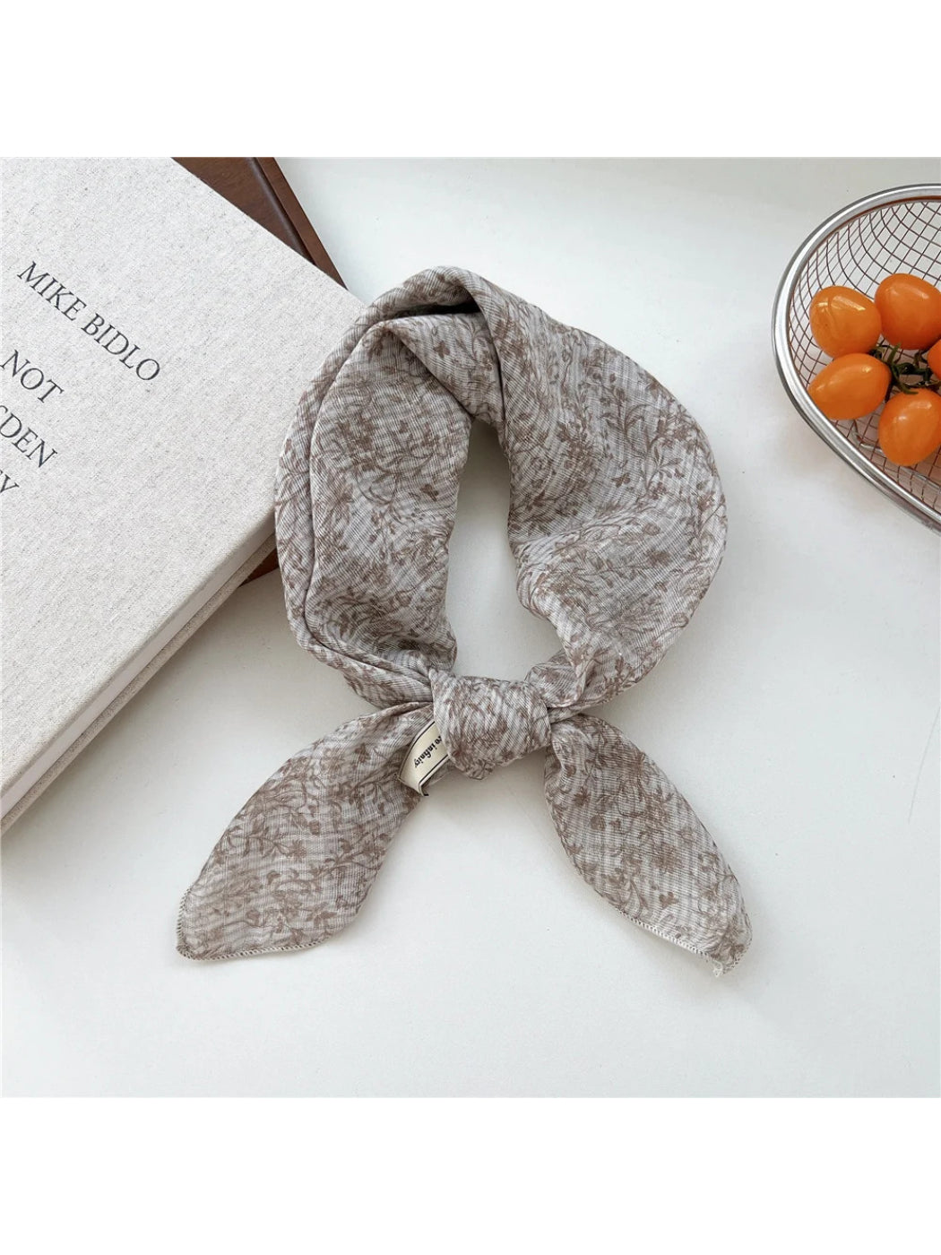Scarvii - Vintage Print Square Scarf