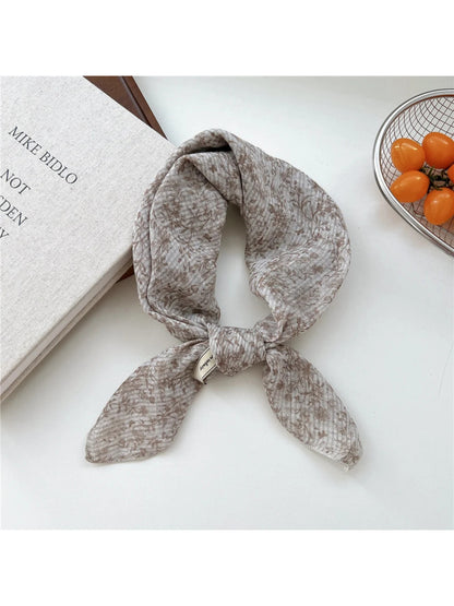 Scarvii - Vintage Print Square Scarf