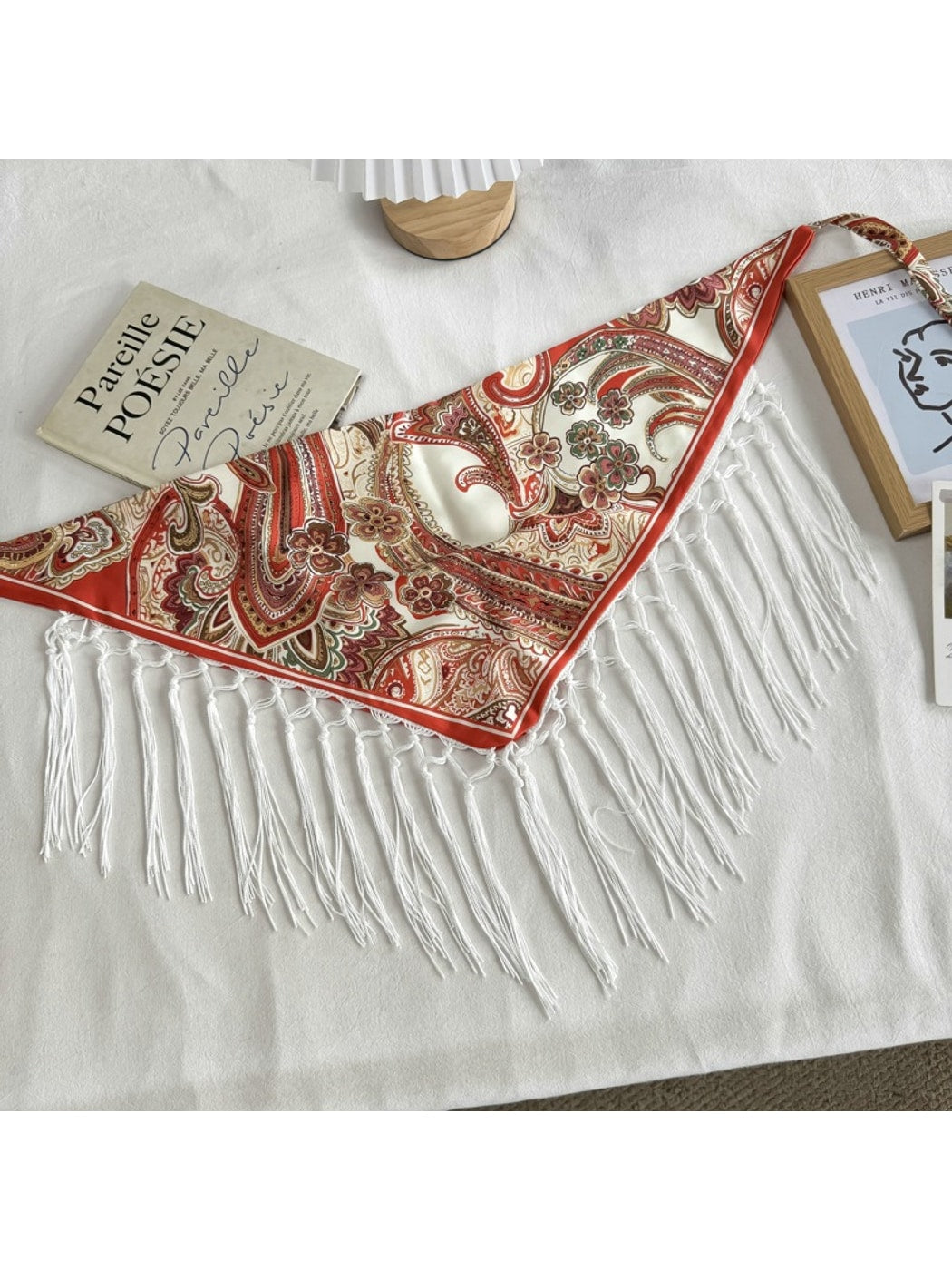 Scarvii - Chic Fringed Fashion Triangle Bandana