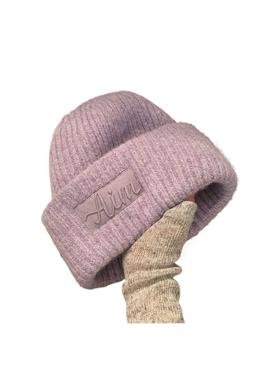 Haila - Vintage Solid Color Beanie