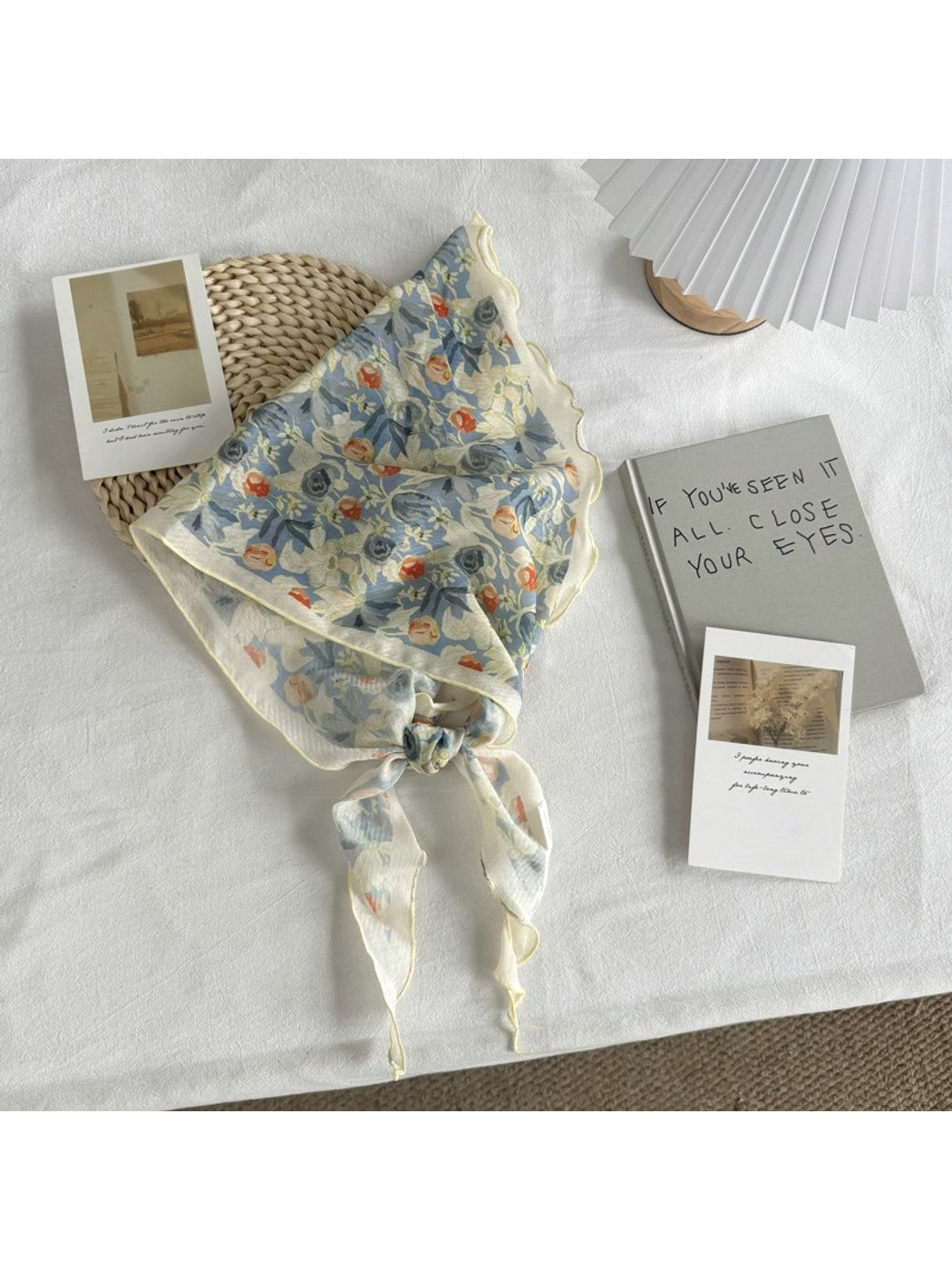 Scarvii - Floral and Geometric Bandana Scarf