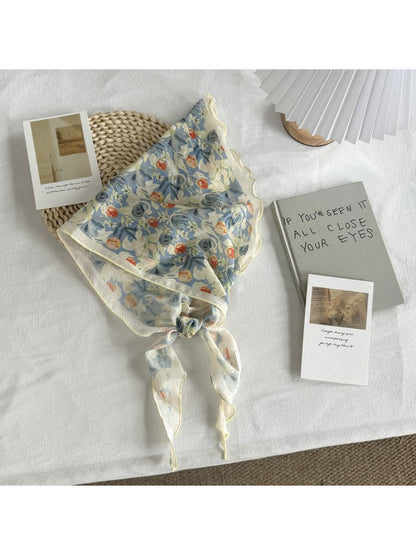 Scarvii - Floral and Geometric Bandana Scarf