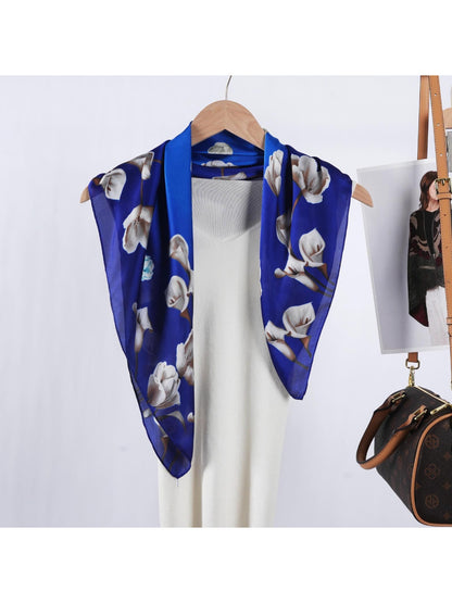 Scarvii - Magnolia Bloom Square Scarf