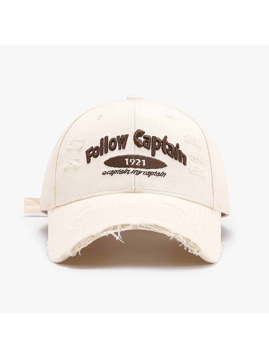 Haila - Curved Brim Letter Graphic Baseball Cap