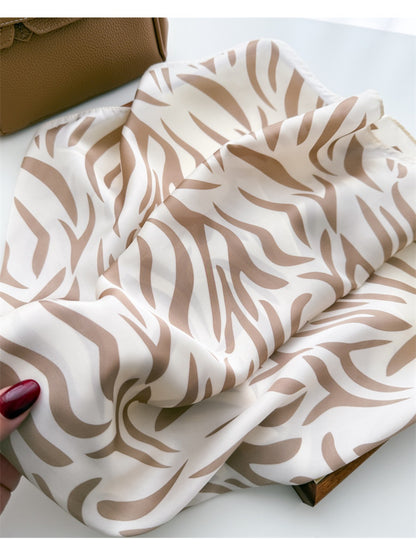 Scarvii - Zebra Print Square Scarf