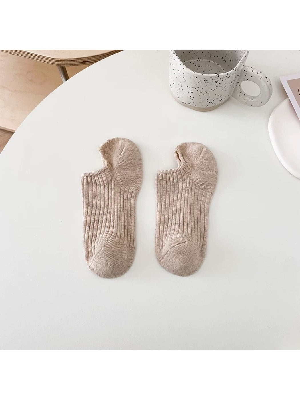 Rufia - Solid Color Low Cut Everyday No Show Socks