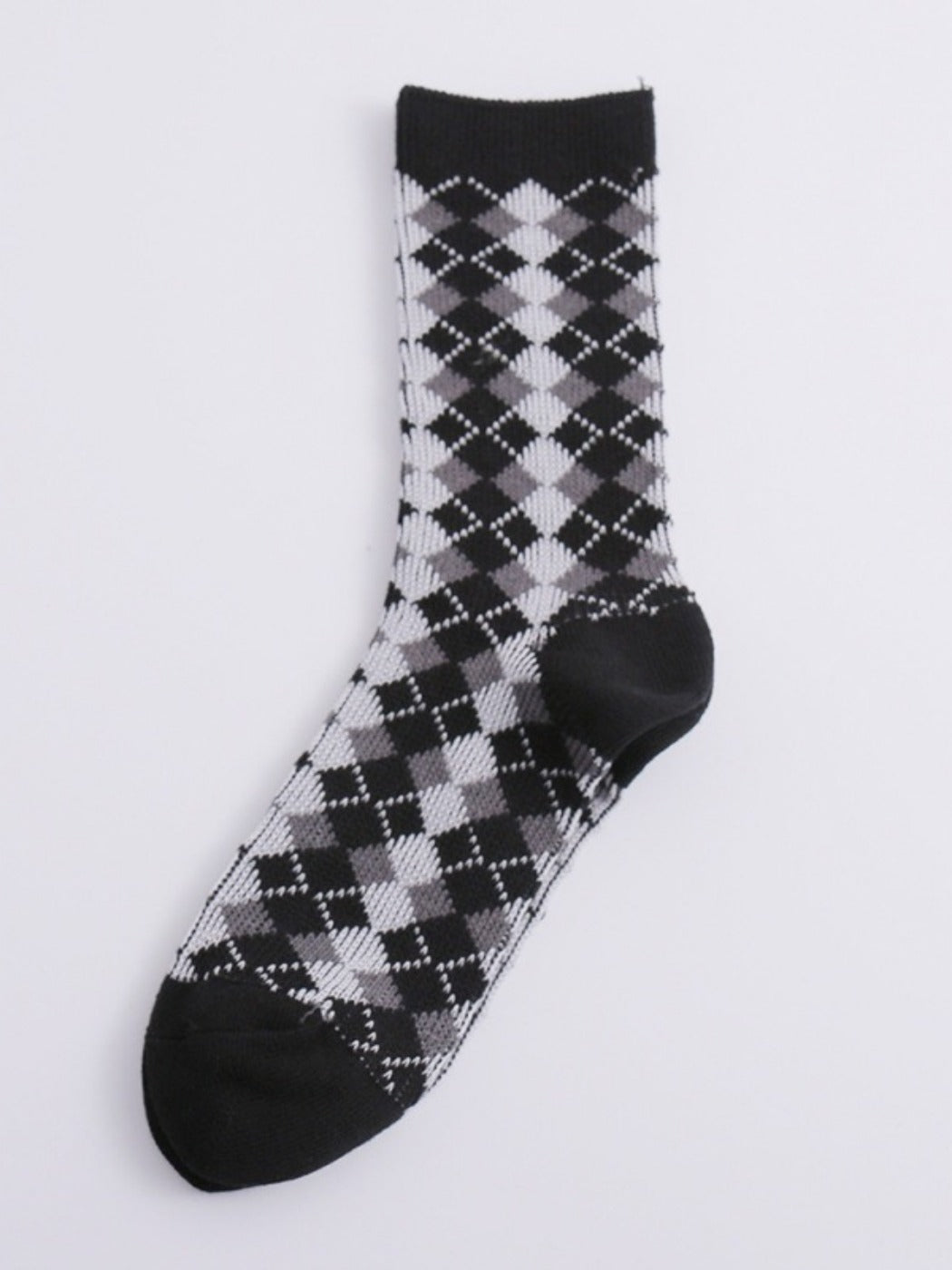 Rufia - Vintage Black-White Winter Socks