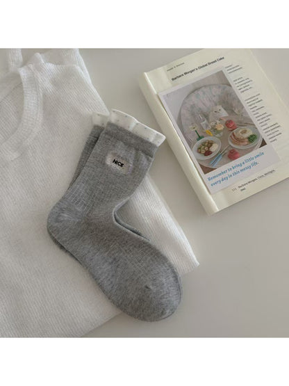 Rufia - Everyday Patch Detail Crew Socks product image 5